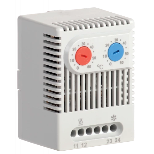 IEK Термостат двухканальный УККт от 0 до +60°C NO+NC